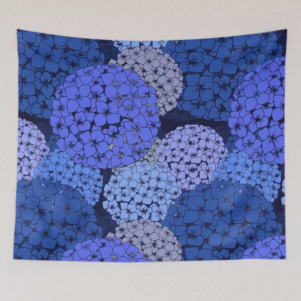 Item preview, Blue Hydrangeas Pattern 1 designed and sold by Cherise Rochelle.
