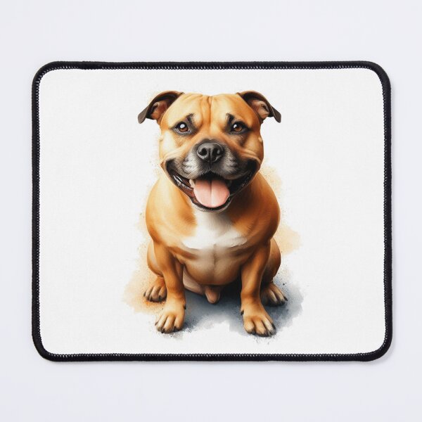 Item preview, Golden Staffy Portrait designed and sold by MaedK.