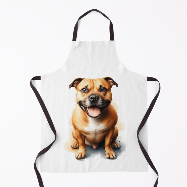 Item preview, Golden Staffy Portrait designed and sold by MaedK.