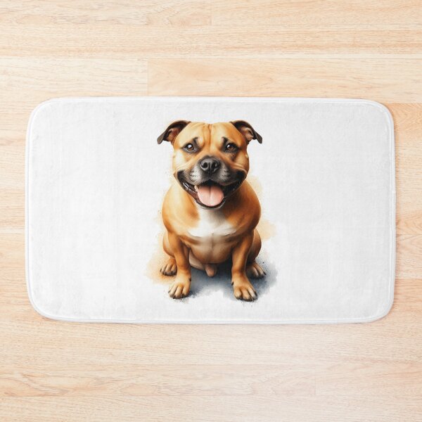 Item preview, Golden Staffy Portrait designed and sold by MaedK.
