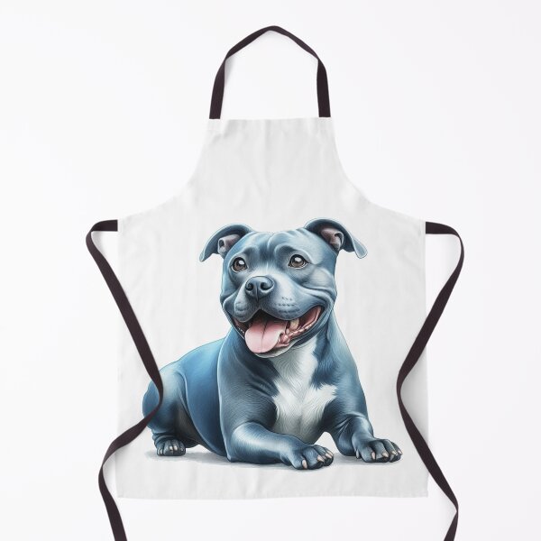 Item preview, Blue Staffy Portrait designed and sold by MaedK.