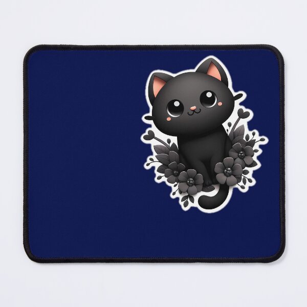 Item preview, Cute black cat designed and sold by Giuseppe Cammino.