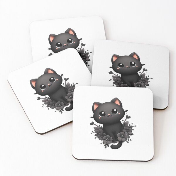 Item preview, Cute black cat designed and sold by Giuseppe Cammino.