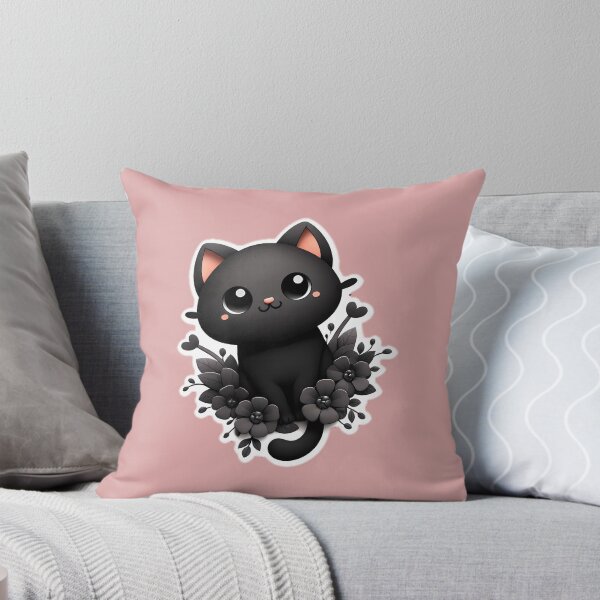 Item preview, Cute black cat designed and sold by Giuseppe Cammino.