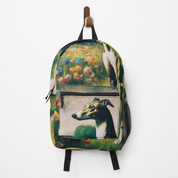Item preview, Greyhound in Impressionistic Wildflower Field designed and sold by Shells Graffiti.