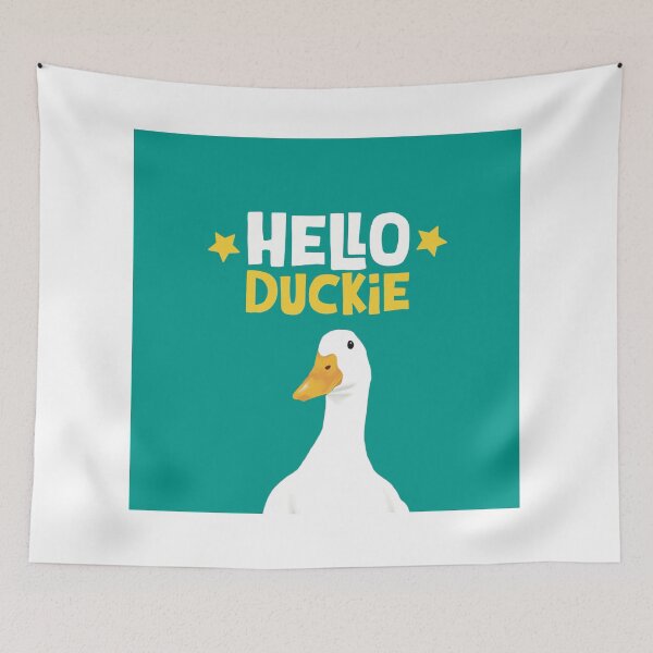 Artikelvorschau, Hallo Duckie entworfen und verkauft von Giddy Kipper.
