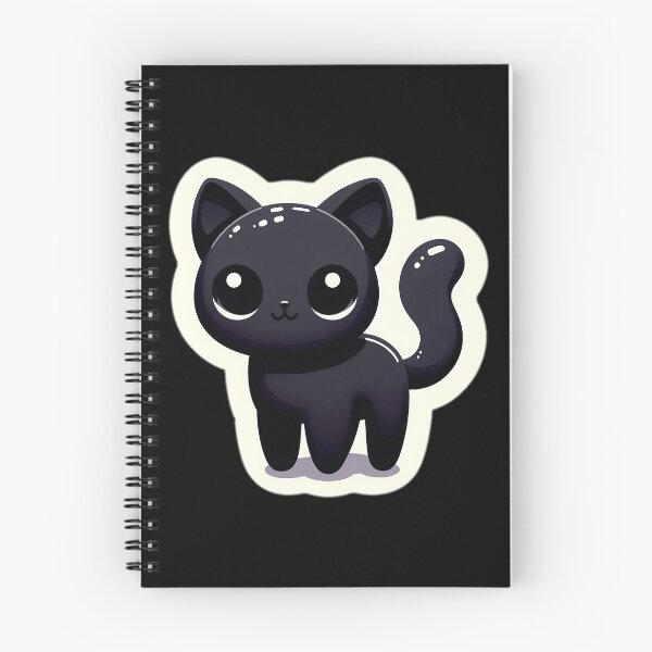 Item preview, Cute black cat designed and sold by Giuseppe Cammino.