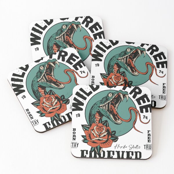 Item preview, Snake cobra tattoo rose flower old school wild free forever designed and sold by Achille3777.