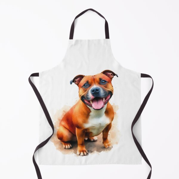 Item preview, Red Staffy Portrait designed and sold by MaedK.