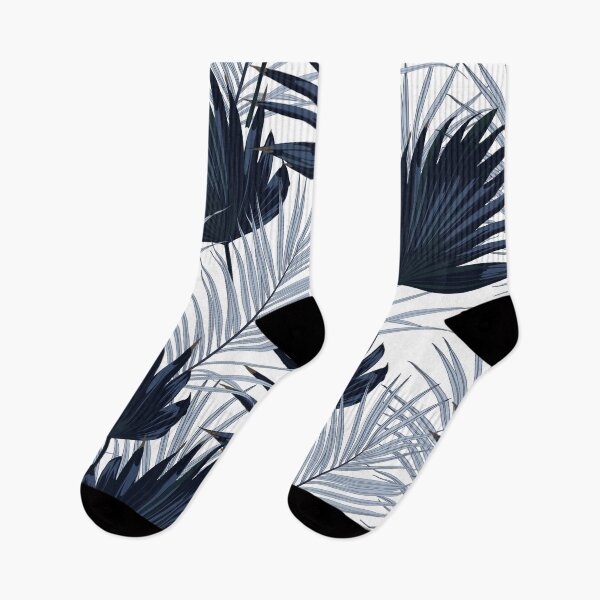 Item preview, Tropical pattern with blue tropical exotic leaves. designed and sold by MatyKotiv.