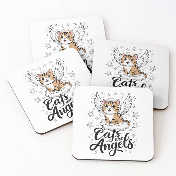 Item preview, Cats Angels designed and sold by DropRomance.