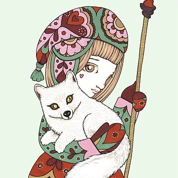 Artwork thumbnail, The Snow Fox by AnitaInverarity