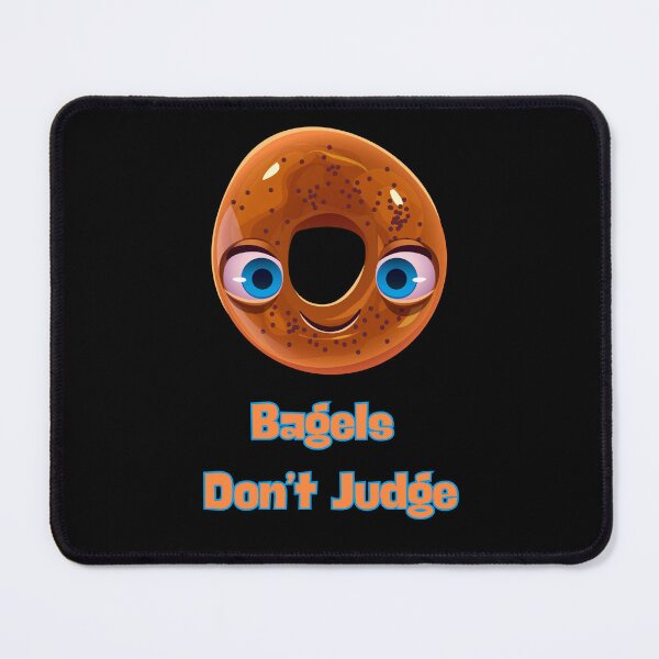 Item preview, Bagels Don’t Judge - Funny Bagel Lover Iconic Food Design designed and sold by TousheArt.