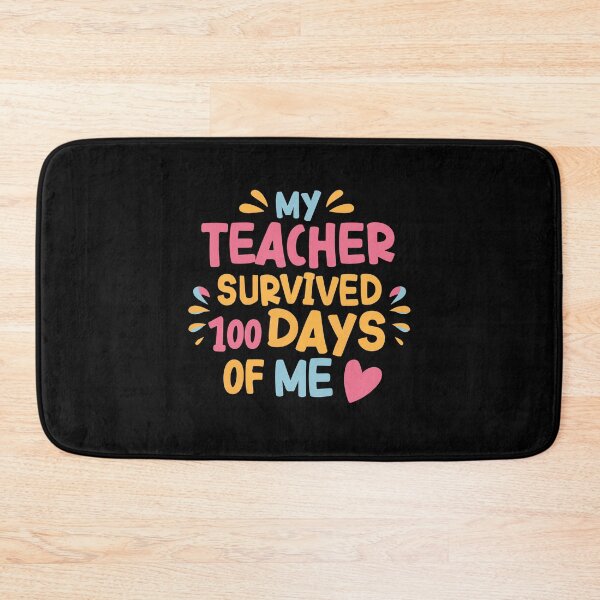 Item preview, Teacher Survived 100 days me Funny Gift Student Celebration designed and sold by w1ckerman.