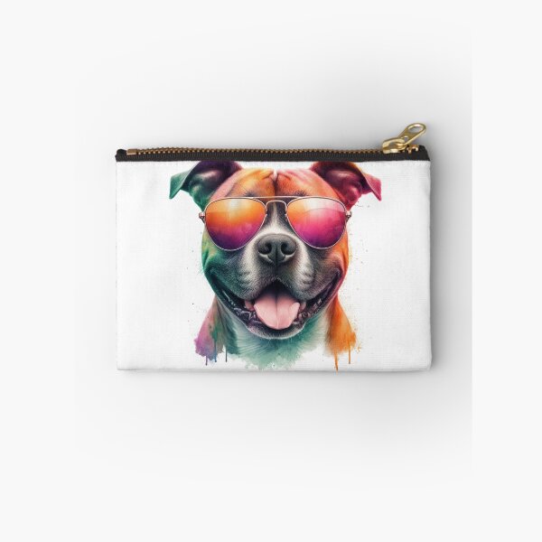 Item preview, Cool Happy Staffy in Shades designed and sold by MaedK.
