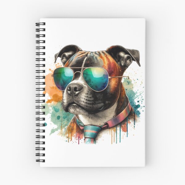 Item preview, Cool Staffy in Shades and Tie designed and sold by MaedK.
