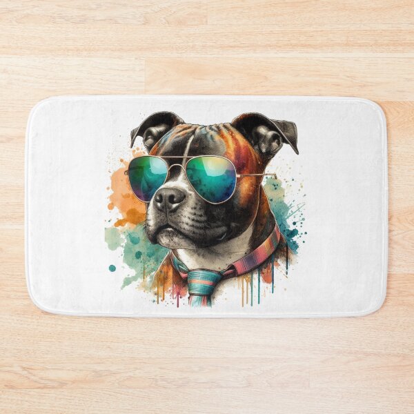 Item preview, Cool Staffy in Shades and Tie designed and sold by MaedK.