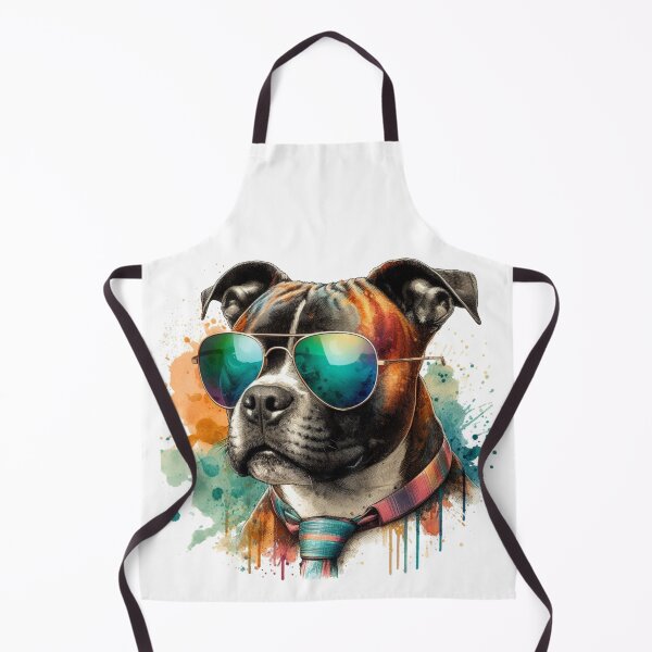 Item preview, Cool Staffy in Shades and Tie designed and sold by MaedK.