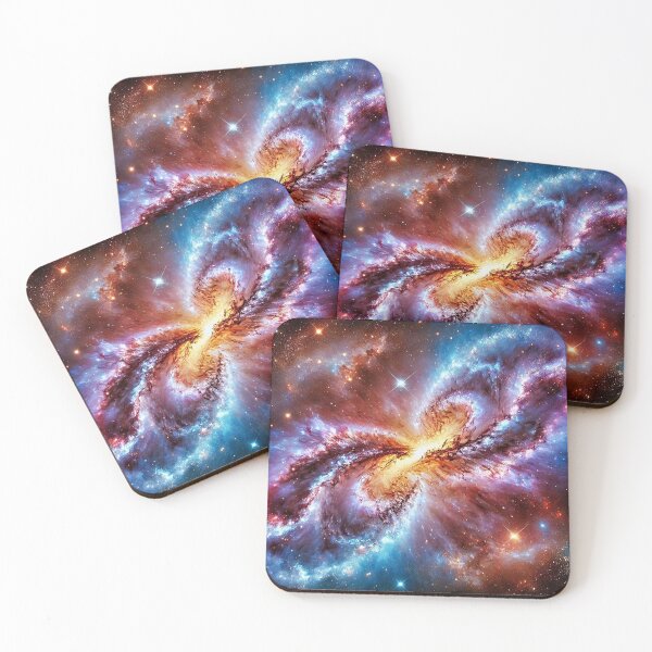 Item preview, Galaxies Colliding  designed and sold by GlassPenny.
