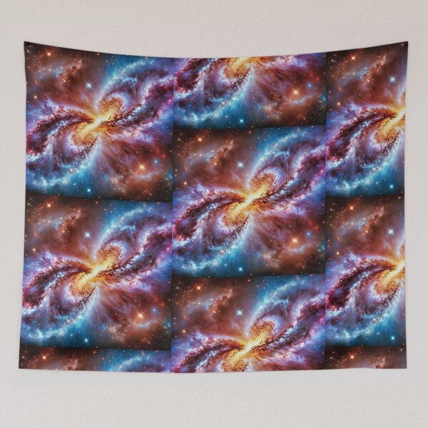 Item preview, Galaxies Colliding  designed and sold by GlassPenny.