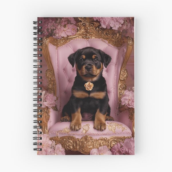 Item preview, Rottweiler Puppy with Skeletons designed and sold by Nocturne  Paws.