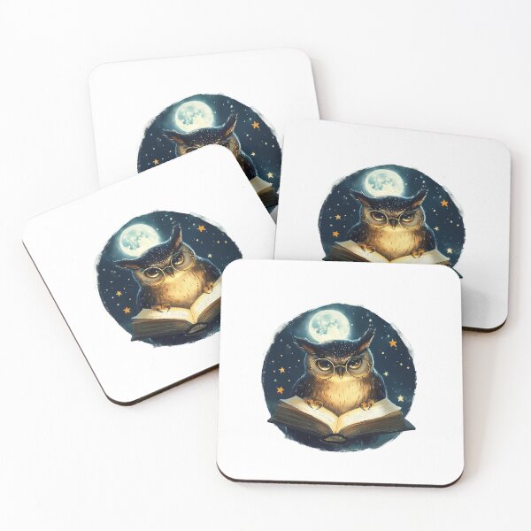 Item preview, Wise Owl with Glasses designed and sold by JollyCritters.