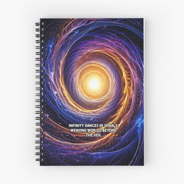 Item preview, The Eternal Spiral - Poetry Fantasy Art Work designed and sold by Unwind-Art-Work.