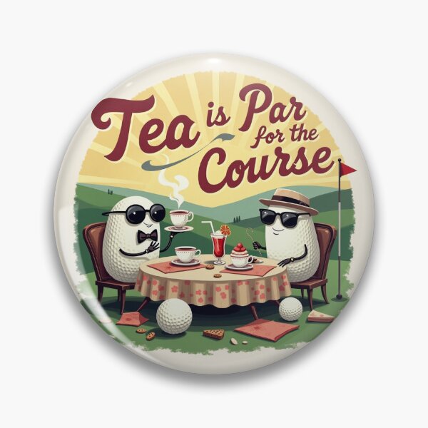 Item preview, Tea is Par for the Course - A Whimsical Golf Affair designed and sold by PawtopiaDesigns.