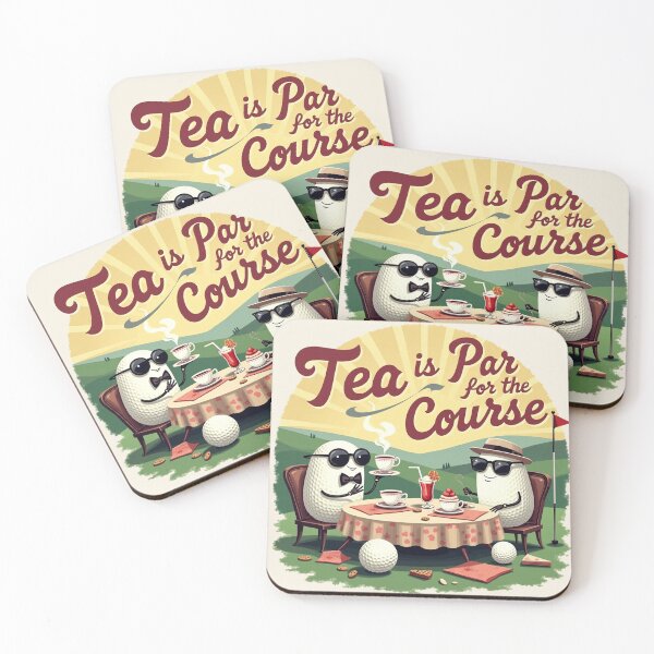 Item preview, Tea is Par for the Course - A Whimsical Golf Affair designed and sold by PawtopiaDesigns.