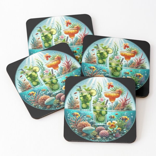 Item preview, Underwater Tropical Cocktails: Dive into Paradise designed and sold by PawtopiaDesigns.
