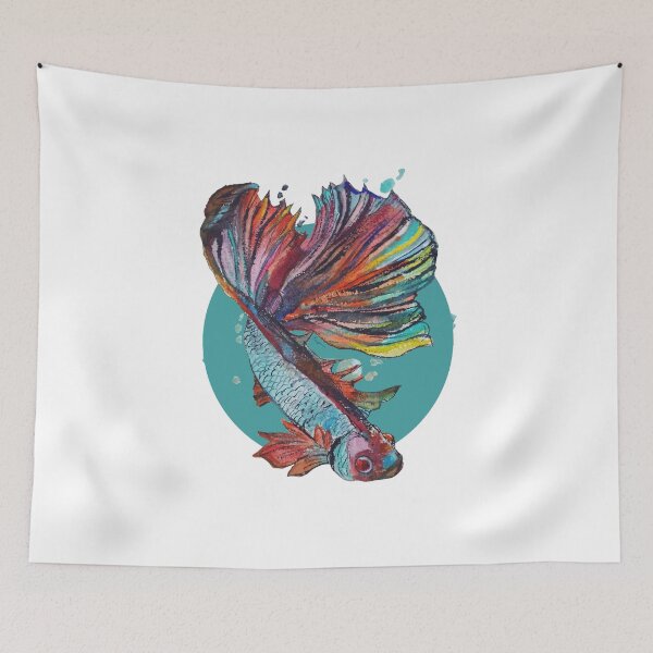 Item preview, Beautiful fighting fish by PongParn L.S. designed and sold by BearsCraft.