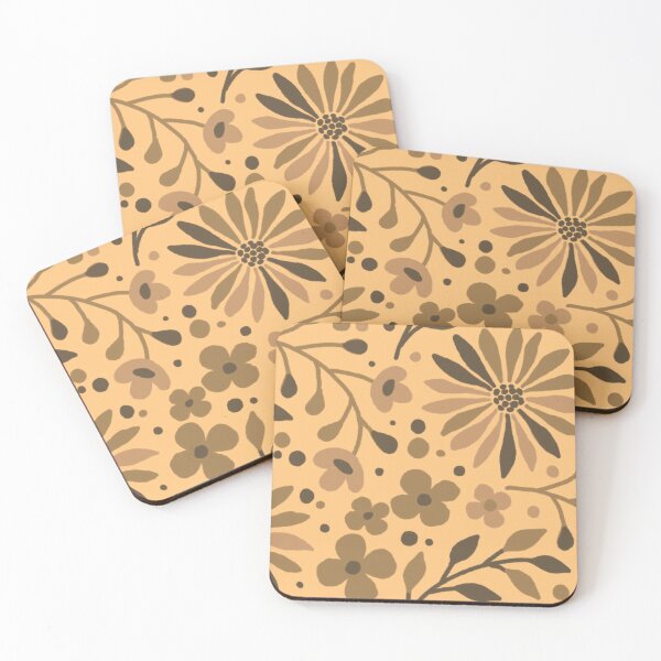 Item preview, brown flowers  designed and sold by raksak.