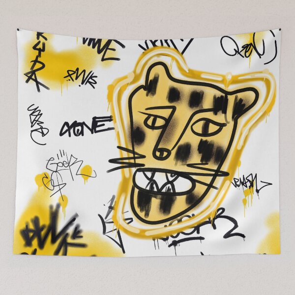 Item preview, Graffiti Leopard designed and sold by Valeripva.