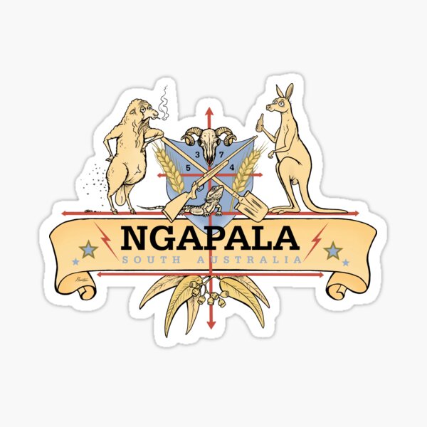 Item preview, Ngapala Coat Of Arms designed and sold by Jed Dunstan.