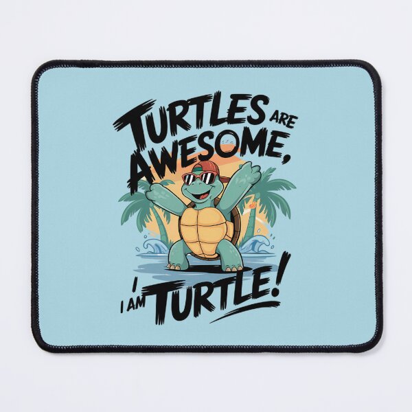 Item preview, Turtles Are Awesome Tropical Vibes designed and sold by TeeGrit.