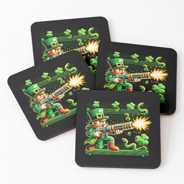 Item preview, Blazing Leprechaun's Light In Emerald And Gold designed and sold by SplashTastic.