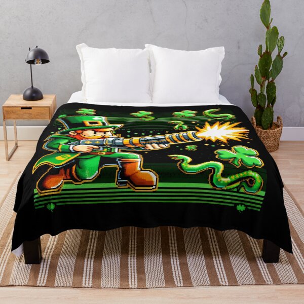 Item preview, Blazing Leprechaun's Light In Emerald And Gold designed and sold by SplashTastic.