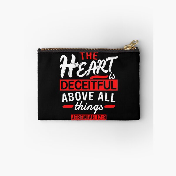 Item preview, Jeremiah 17:9 The Heart Is Deceitful Above All Things designed and sold by plushism.