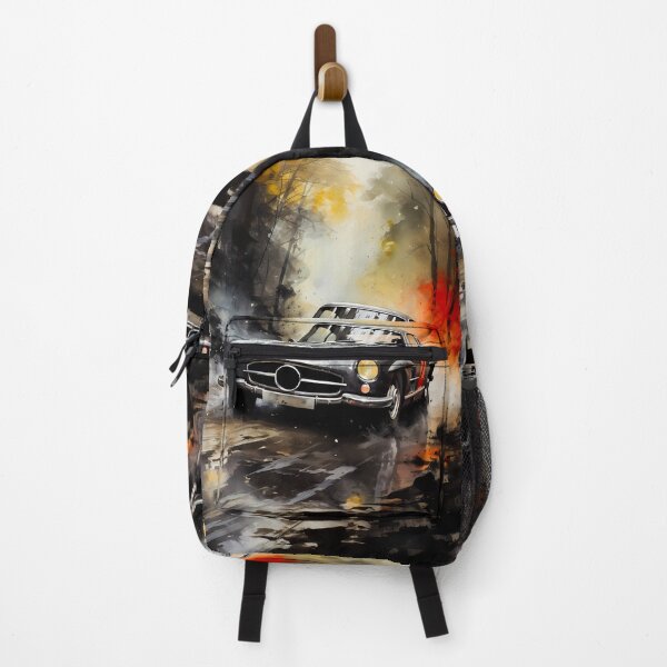 Item preview, Timeless Car Icon Chasing Memories Through the Autumn Mist designed and sold by RevUpDesign.
