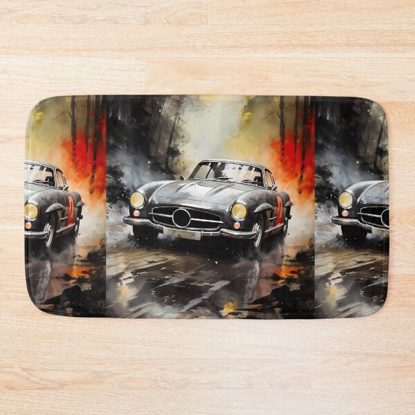 Item preview, Timeless Car Icon Chasing Memories Through the Autumn Mist designed and sold by RevUpDesign.