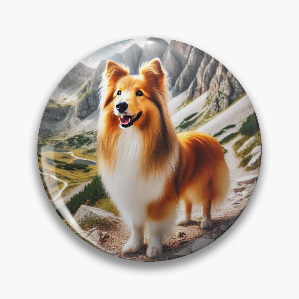 Item preview, Sheltie in the Mountains designed and sold by DesignsByHania.