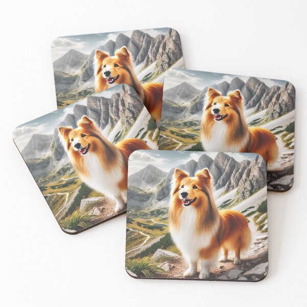 Item preview, Sheltie in the Mountains designed and sold by DesignsByHania.