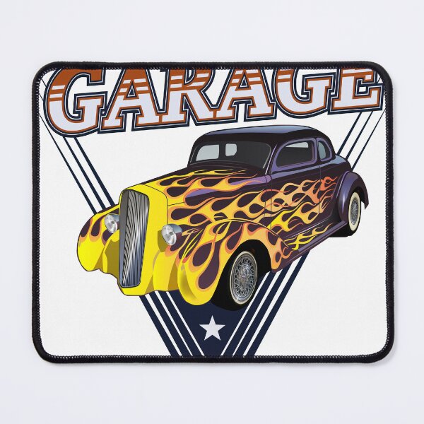 Item preview, custom garage hot rod american car vintage logo designed and sold by Achille3777.