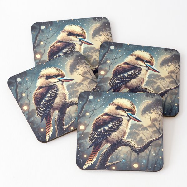 Aperçu de l'œuvre L'art du kookaburra | Les amoureux du kookaburra créée et vendue par ksgraphics222.
