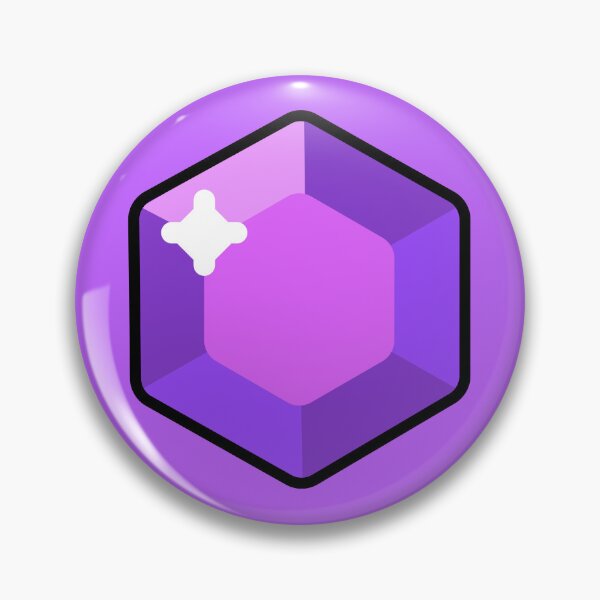 Item preview, Brawl Stars Purple Gem designed and sold by Kubala Designs.