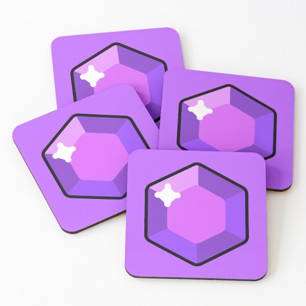 Item preview, Brawl Stars Purple Gem designed and sold by Kubala Designs.