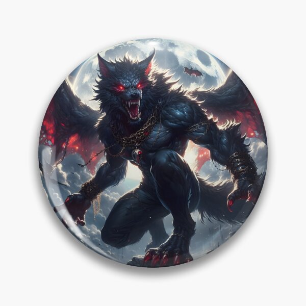 Item preview, Werewolf with Dragon Wings designed and sold by GalleryBrisArt.