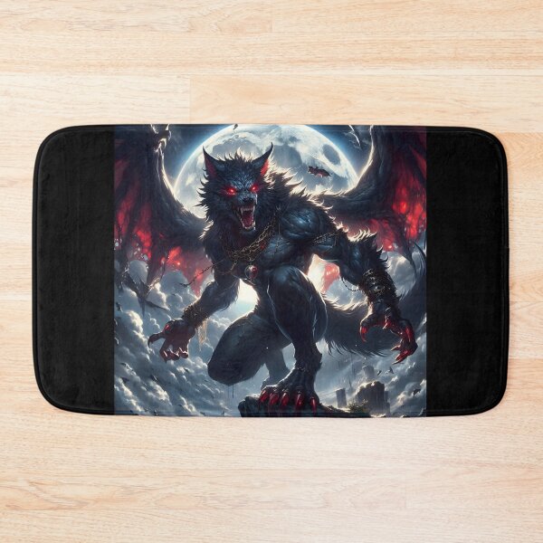 Item preview, Werewolf with Dragon Wings designed and sold by GalleryBrisArt.