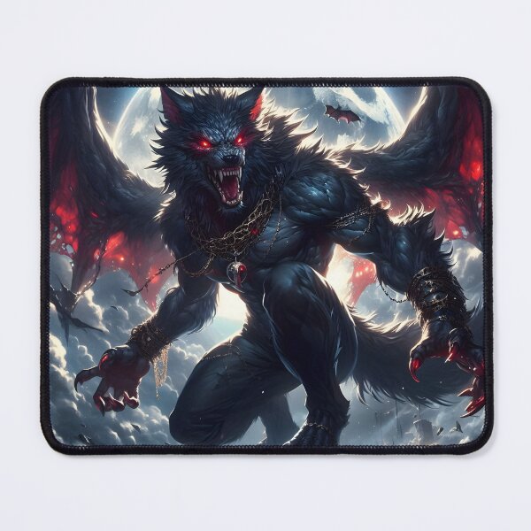 Item preview, Werewolf with Dragon Wings designed and sold by GalleryBrisArt.