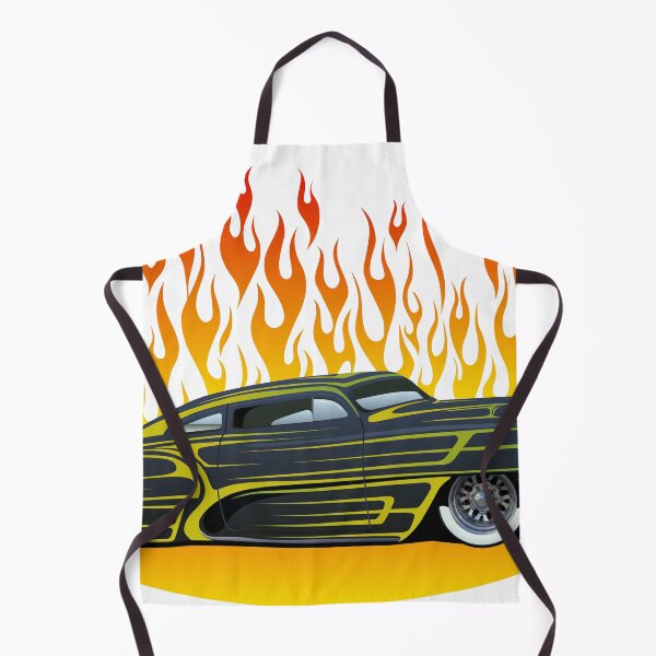 Item preview, flame fire flame hot rod vintage car american muscle car designed and sold by Achille3777.